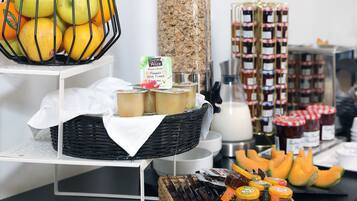 Daily buffet breakfast (EUR 15 per person)