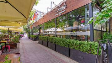 Voorkant van accommodatie