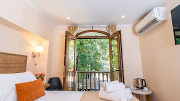 Quarto casal standard, 1 cama de casal, sacada | Roupas de cama de algodão egípcio, roupas de cama premium