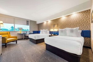 Standard Room, 2 Queen Beds, Accessible, Non Smoking | Pillowtop beds, in-room safe, blackout drapes, iron/ironing board