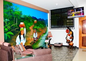 Lobby sitting area