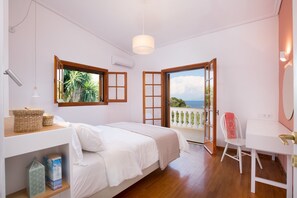 奢華別墅, 4 間臥室, 海景 | 4 間睡房、埃及棉床單、高級寢具、羽絨被