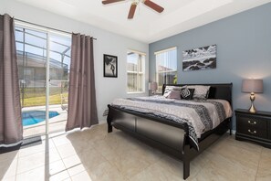 4 bedrooms, in-room safe, iron/ironing board, travel cot
