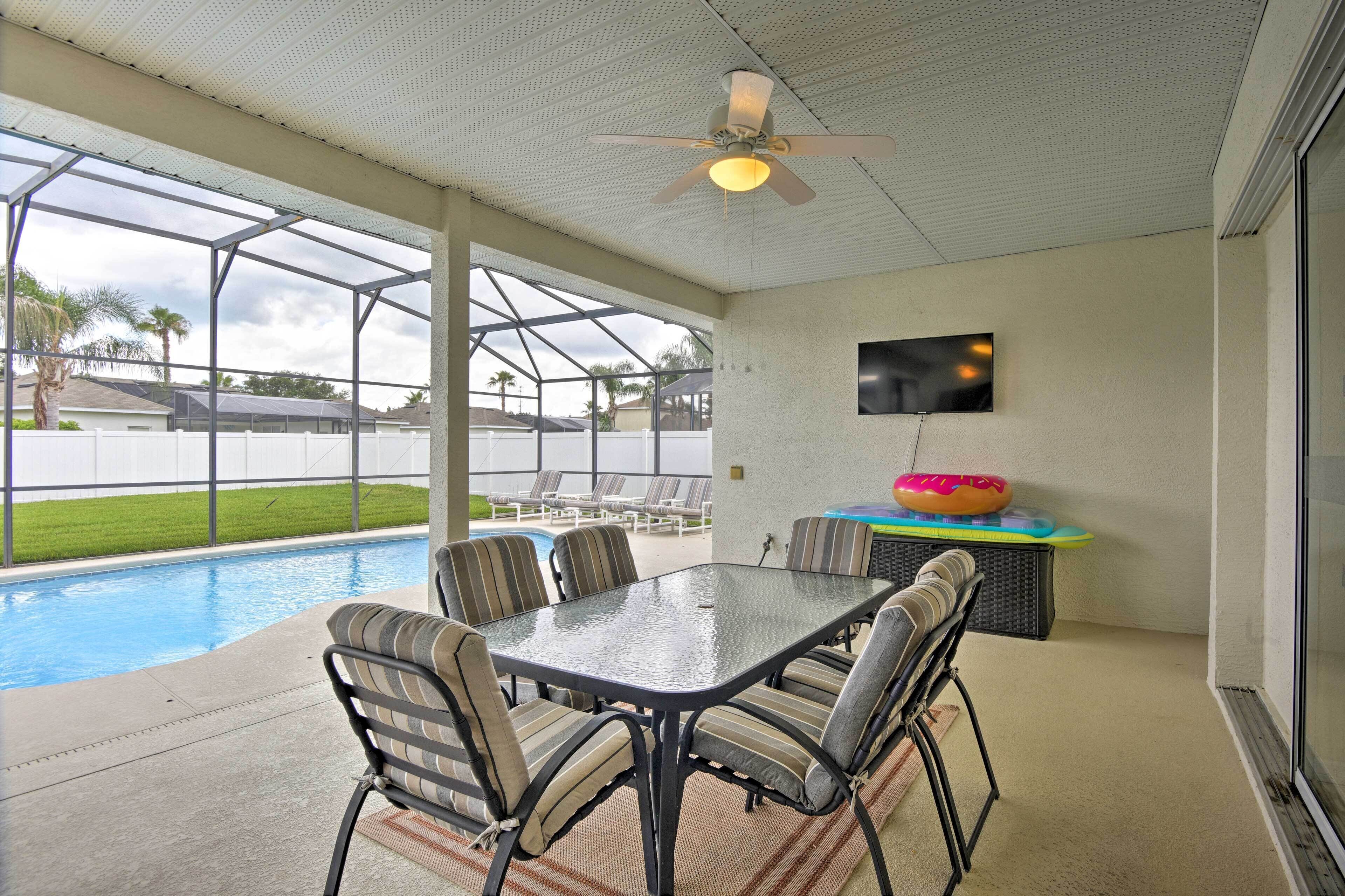 Chic Davenport Home w/ Pool, Hot Tub & Game Room!