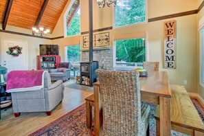 Interior - Conway Area Chalet w/ Mountain Views & Fire Pit! (Madison)