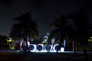 Basic Bungalow, 1 Queen Bed, Non Smoking | Living area - Eco Hotel Jadan Chechen (Chetumal)