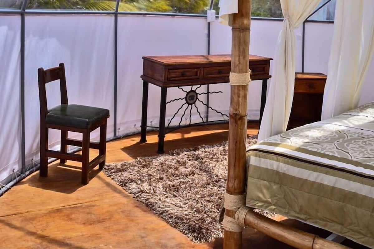 Bungalow panorámico, 1 cama matrimonial | Wifi gratis y ropa de cama