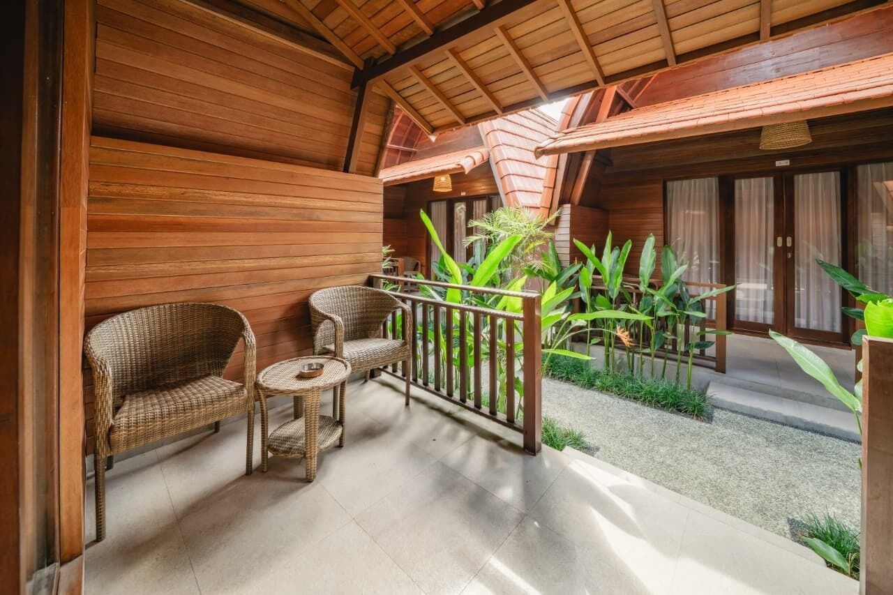 Classic Bungalow, 1 Bedroom, Smoking, Garden View | Pemandangan taman