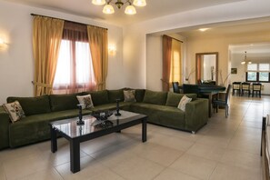 TV, DVD player, stereo