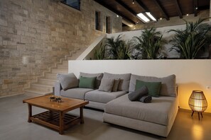 Smart TV, fireplace, table tennis, stereo