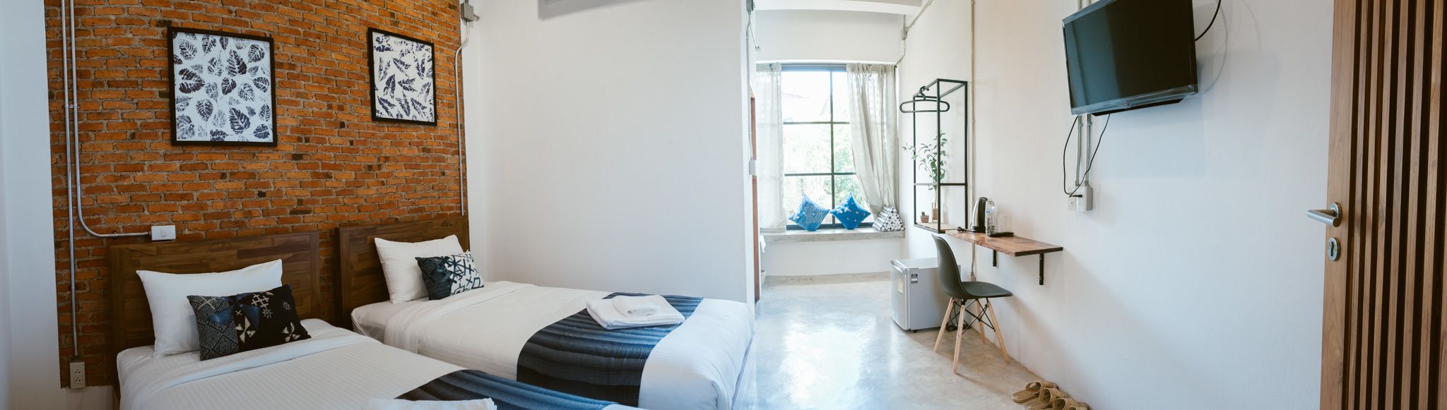 standard twin room | minibar, individually decorated, soundproofing, free wifi