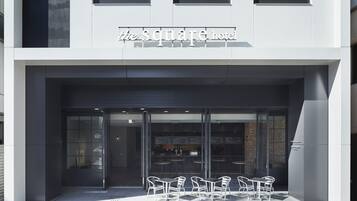 Majoituspaikan julkisivu