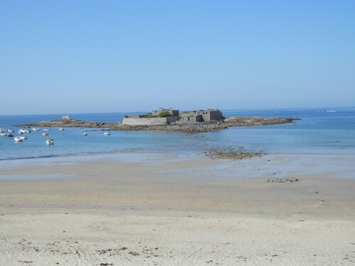 Guidel vue sur mer et plage