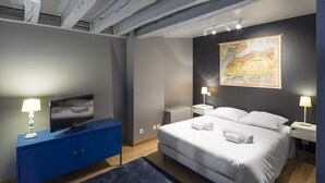 1 soverom, lydisolert, strykejern/-brett og wi-fi (inkludert)