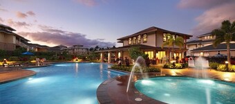 No stairs, Central AC, Steps to the pool,  Jacuzzi, Gym, 2 car parking