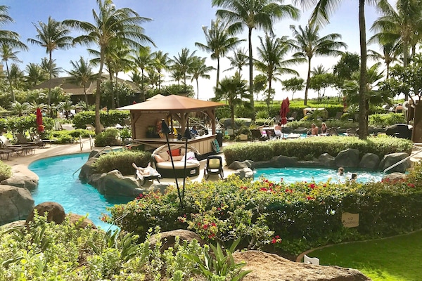 Et oppvarmet basseng