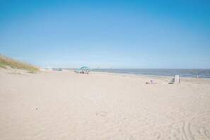 Na praia
