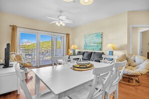 TV, DVD player - The Dunes: Ocean View Condo with Community Pool, Hot Tub, Beach Access (Oak Island)