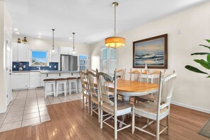 Dining - Life is Good: Ocean View Home with Private Pool (Oak Island)