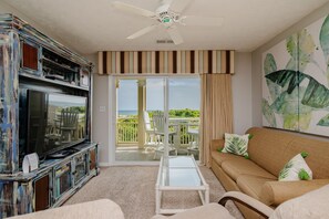 Televisión, reproductor de DVD, libros y videoteca 