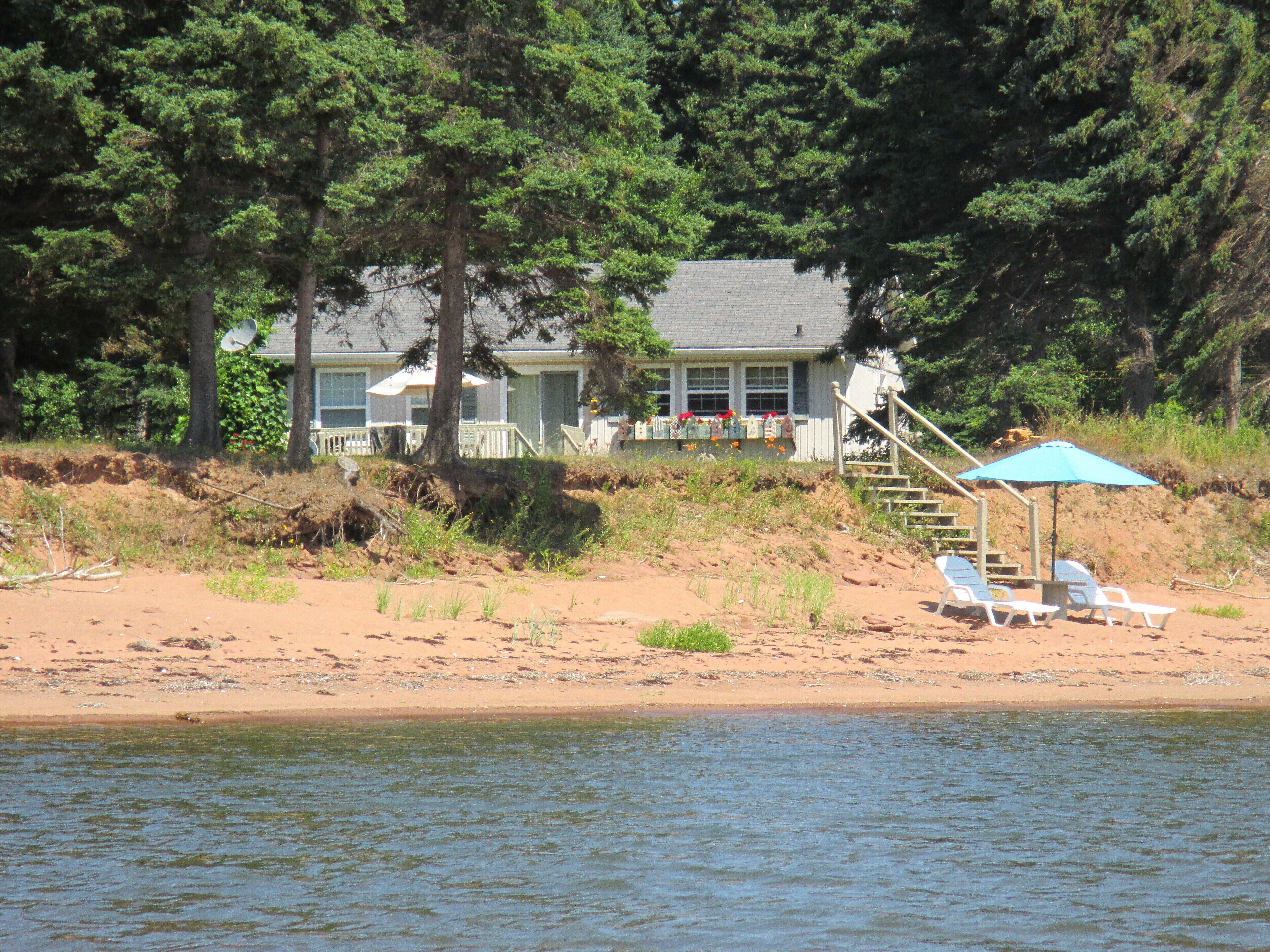 Starboard cottage at high tide