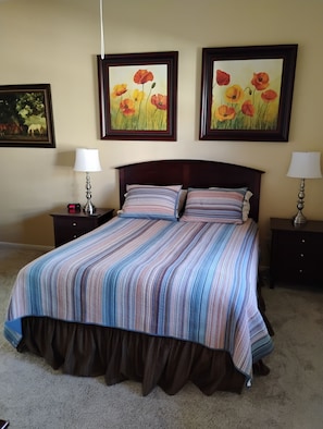 1 dormitorio, tabla de planchar con plancha, wifi gratis y ropa de cama