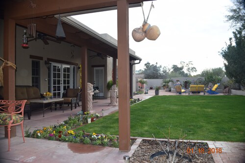 1/2 mile from large bike/walk path  and 3 miles from the U of A