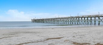 Mystic Shore: Spacious Condo Across from Oak Island Pier