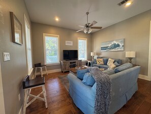 Smart TV, video games, DVD player, books