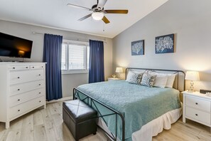 2 bedrooms, iron/ironing board, free WiFi, bed sheets