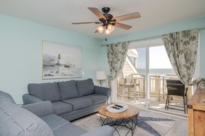 TV, DVD player - The Breeze: Community Pool, Private Balcony, Whirlpool Tub and More! (Caswell Beach)