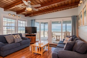 TV, DVD player, books