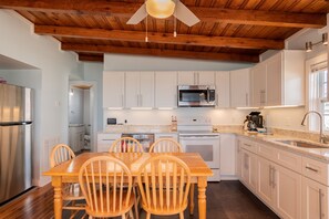 Dishwasher, coffee/tea maker, cookware/dishes/utensils, ice maker