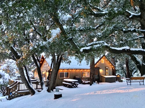 "Cozy Oaks Cabin" Peaceful Mountain Getaway, Charming & Romantic!  Trail Pass...