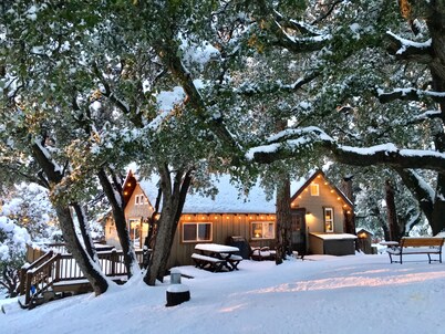 "Cozy Oaks Cabin" Peaceful Mountain Getaway, Charming & Romantic! Trail Pass...