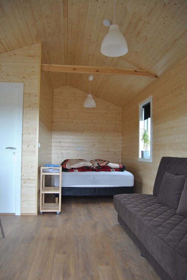 Cabane Panoramique, 1 grand lit, coin cuisine | Rideaux occultants, chambres insonorisées, lits bébé (gratuits)