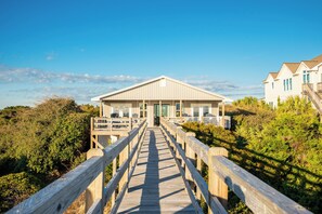 Exterior - Caswell Cabana: Oceanfront, Split Floor Plan, Views of Lighthouse (Caswell Beach)
