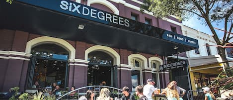 Voorkant van accommodatie