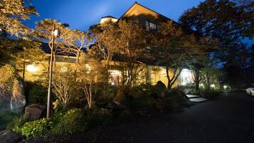 Front of property - evening/night