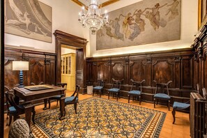 Interior entrance