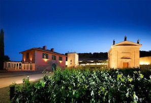 Front of property – evening/night