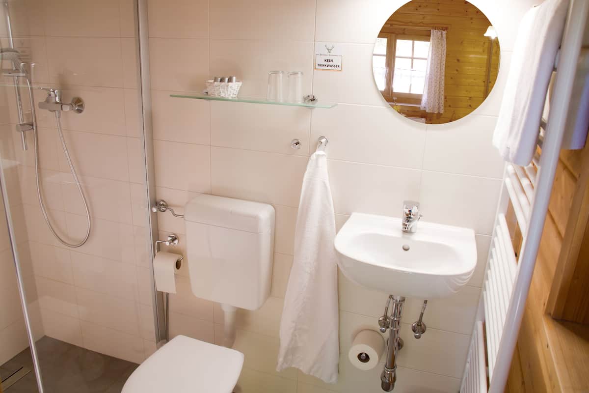 bungalow, 1 bedroom, garden area (forest view) | bathroom | shower, free toiletries, towels