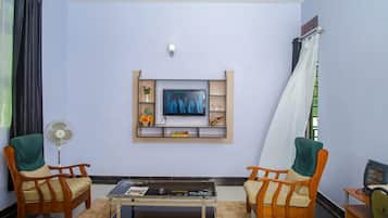 Televisión de pantalla plana de 24 pulgadas con canales por cable