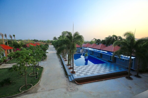 Uitzicht vanuit accommodatie