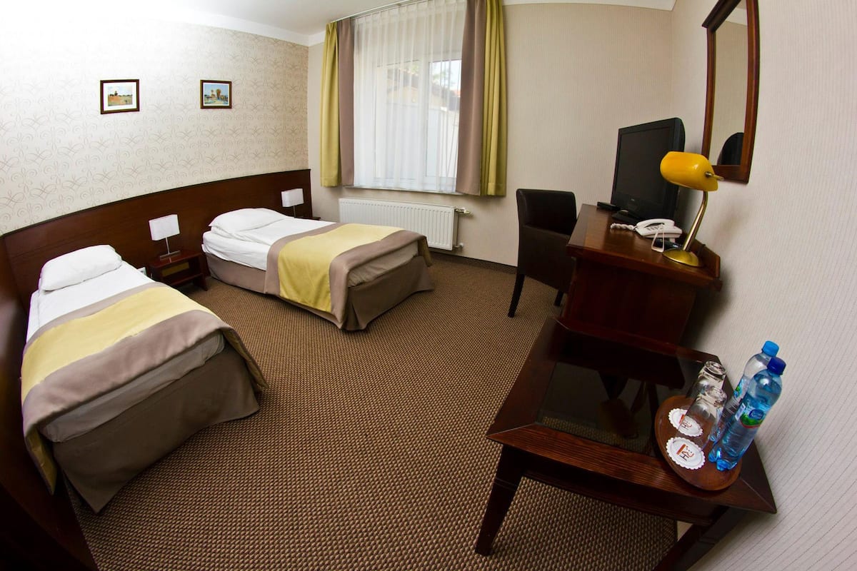 Desk, WiFi (free), bed sheets