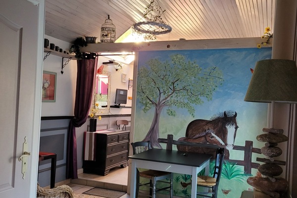 Deluxe Apartment | Ruang tamu | TV skrin rata