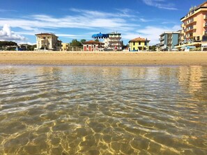 Plage privée, sable blanc