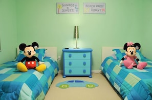 Family Condo, Kitchen, Garden Area | Children's theme room