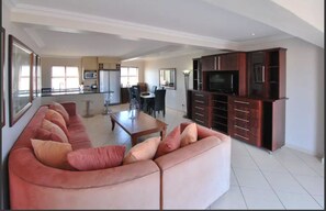 Penthouse | Living area | Flat-screen TV