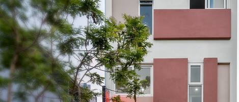 Fassade der Unterkunft